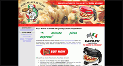 Desktop Screenshot of pizzamakerathome.co.za