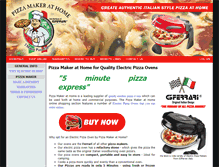 Tablet Screenshot of pizzamakerathome.co.za